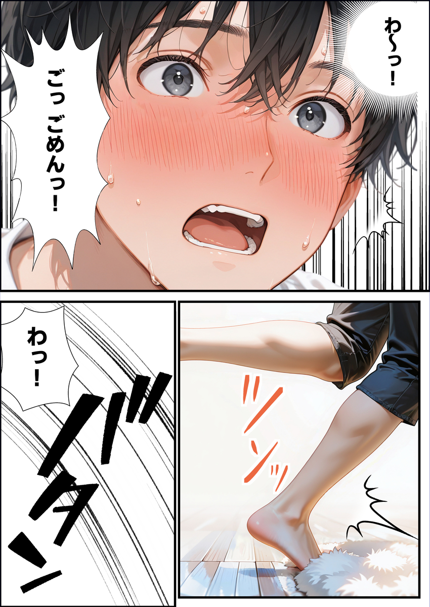 【エロ漫画】性欲つよつよ美少女と絶倫童貞のドキドキいちゃラブな2日間