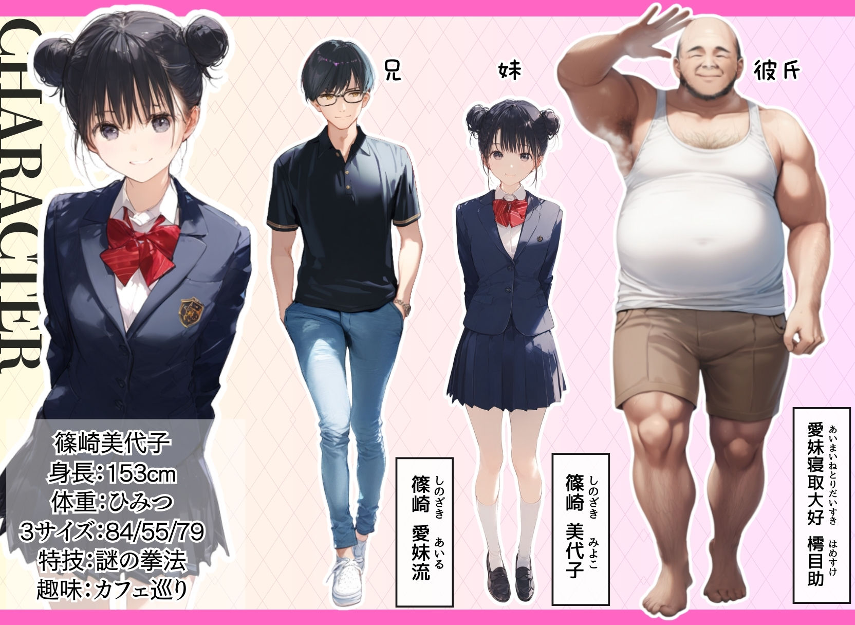 【えろまんが】俺が大好きな妹に最近彼氏ができたらしいけど…まさかのこんなおっさんとは…