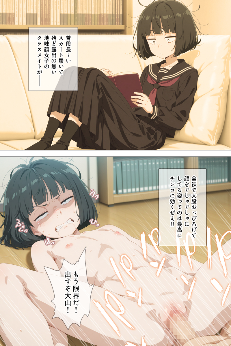 【エロマンガ】セックスをする為だけに地味系女子と付き合うって…そういう作戦もあったかwww