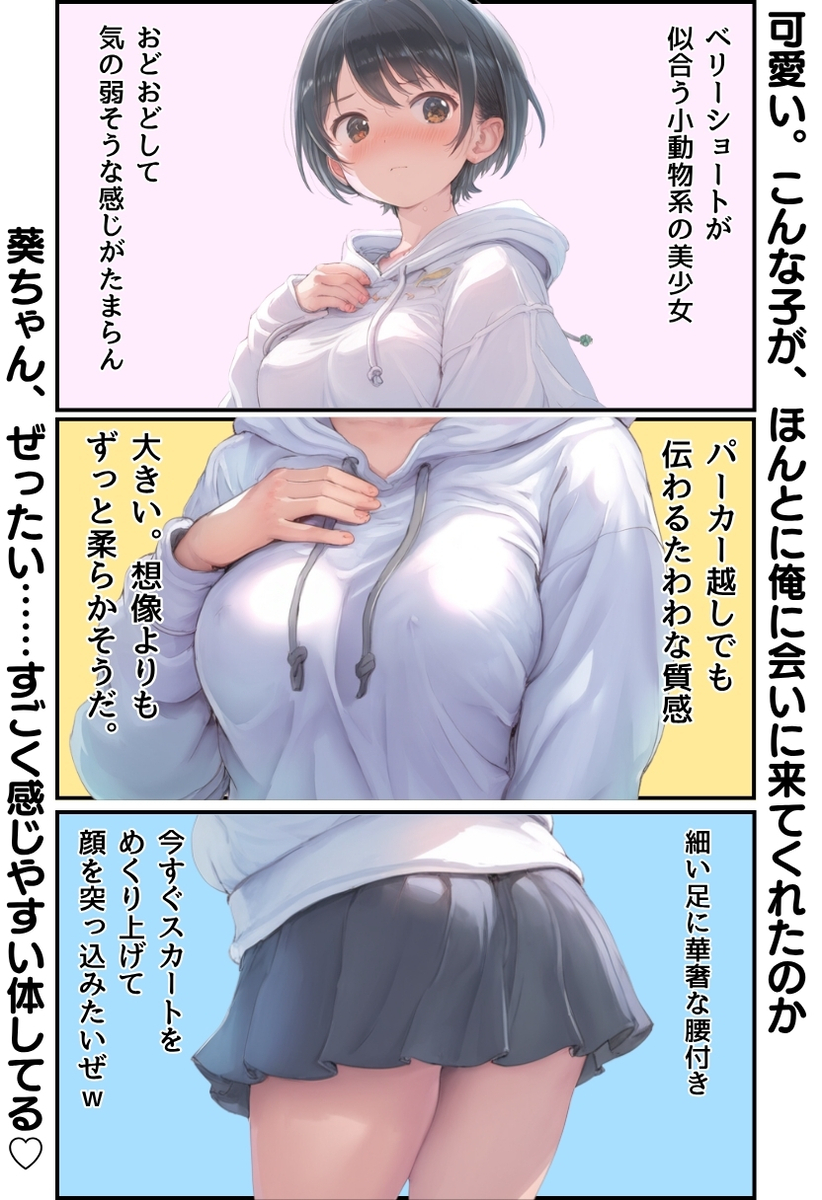【エロマンガ】おじさんとの出会いを求めてマッチングアプリする女の子がそこで出会ったおじさんと初体験を…