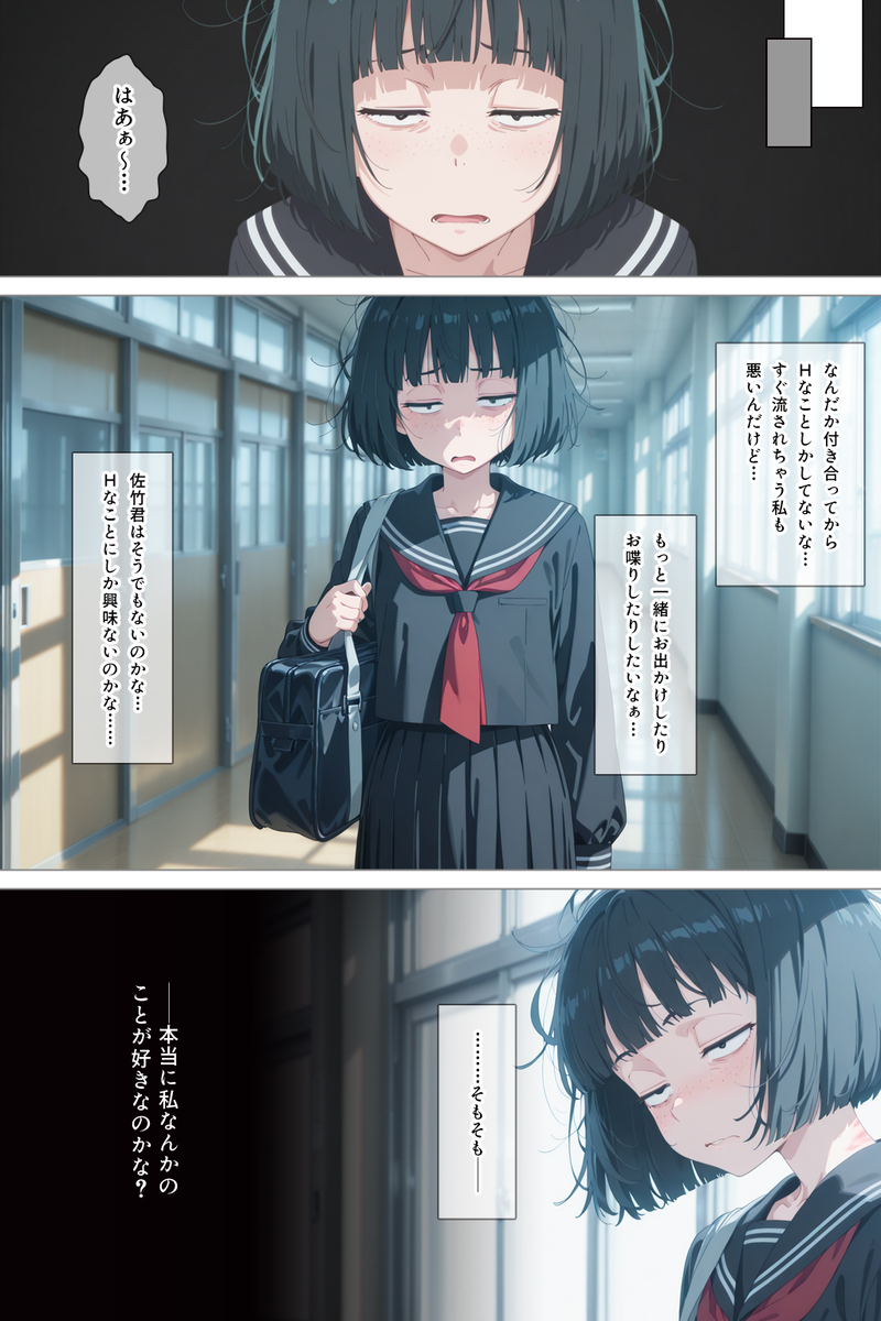 【エロマンガ】セックスをする為だけに地味系女子と付き合うって…そういう作戦もあったかwww
