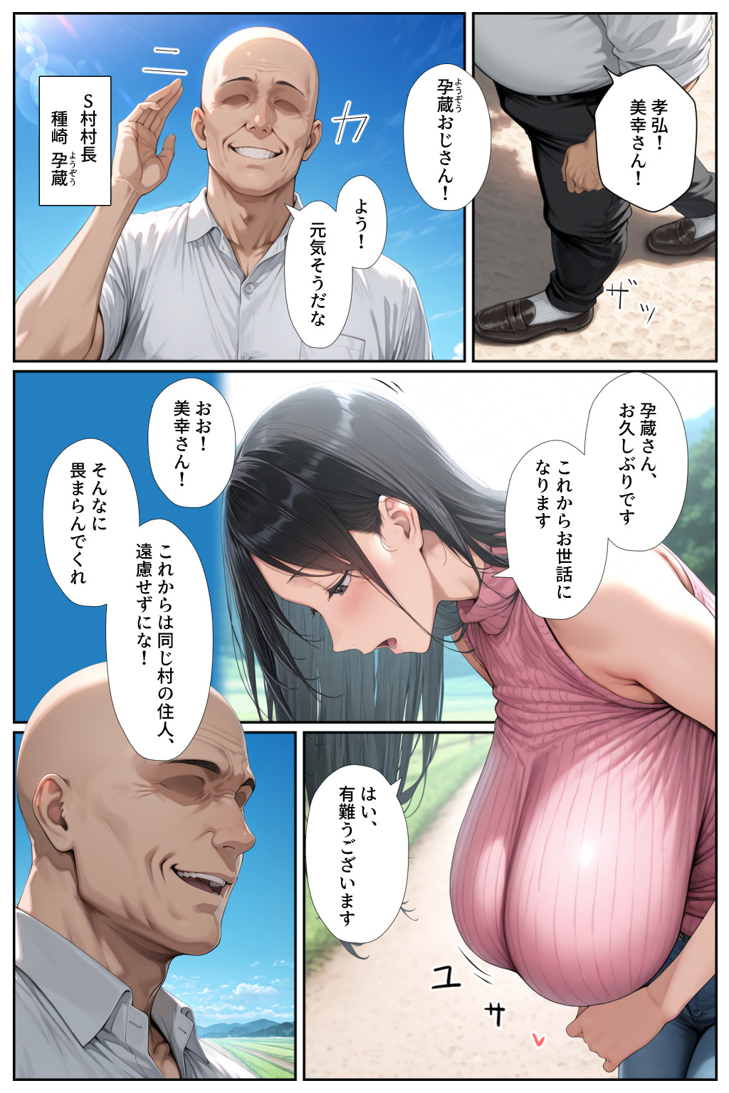 【エロマンガ】子を望みながらもすれ違い続ける夫婦が寝取りの神事に参加した結果…