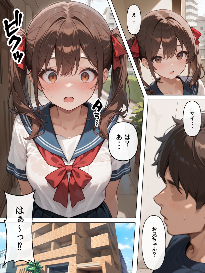 【エロ漫画】妹に特徴が似ているラブドールを注文したら…まさか本物の妹でしたwww