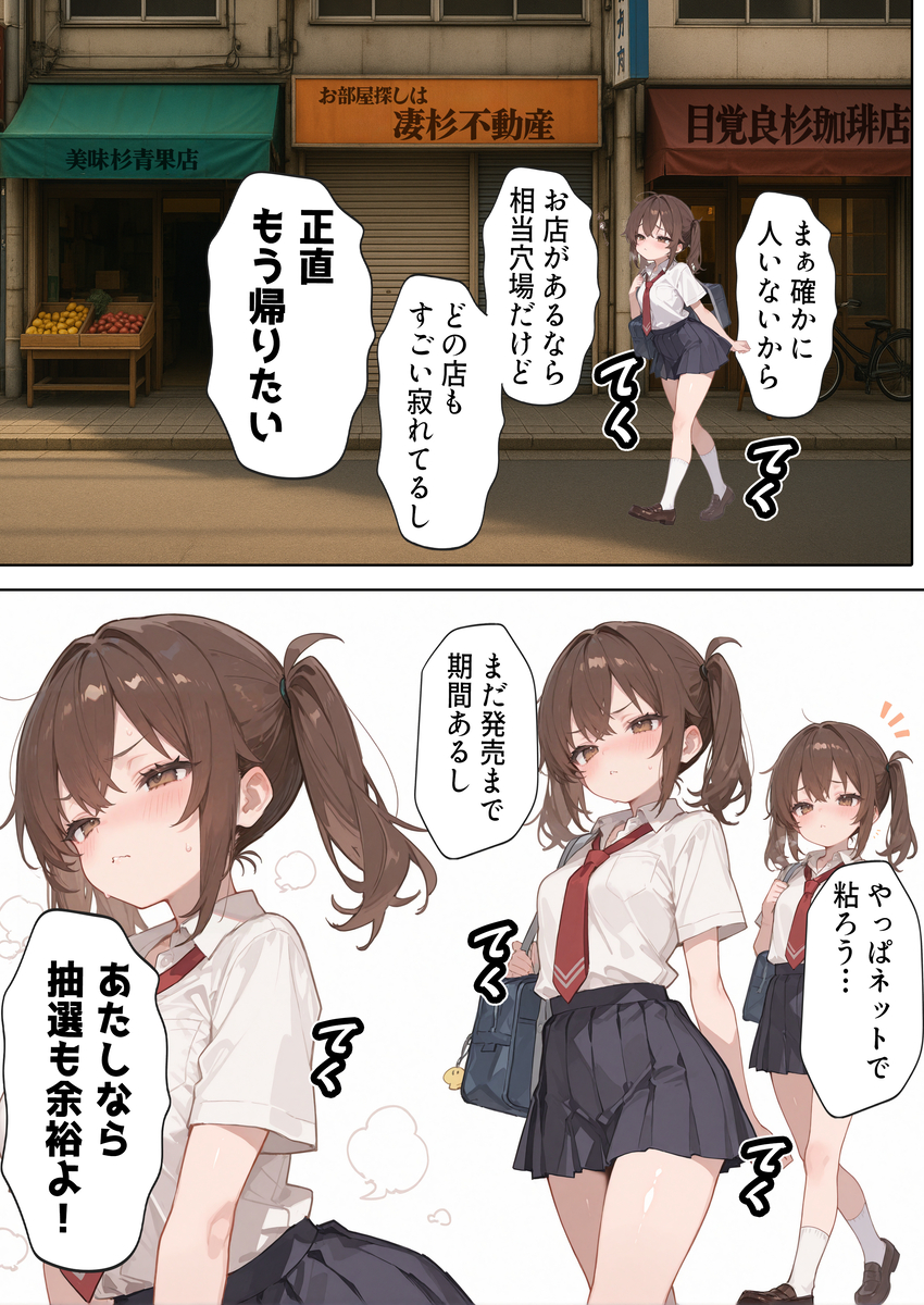 【エロ漫画】転売ヤーに間違えられた美少女隠れオタクの運命が…
