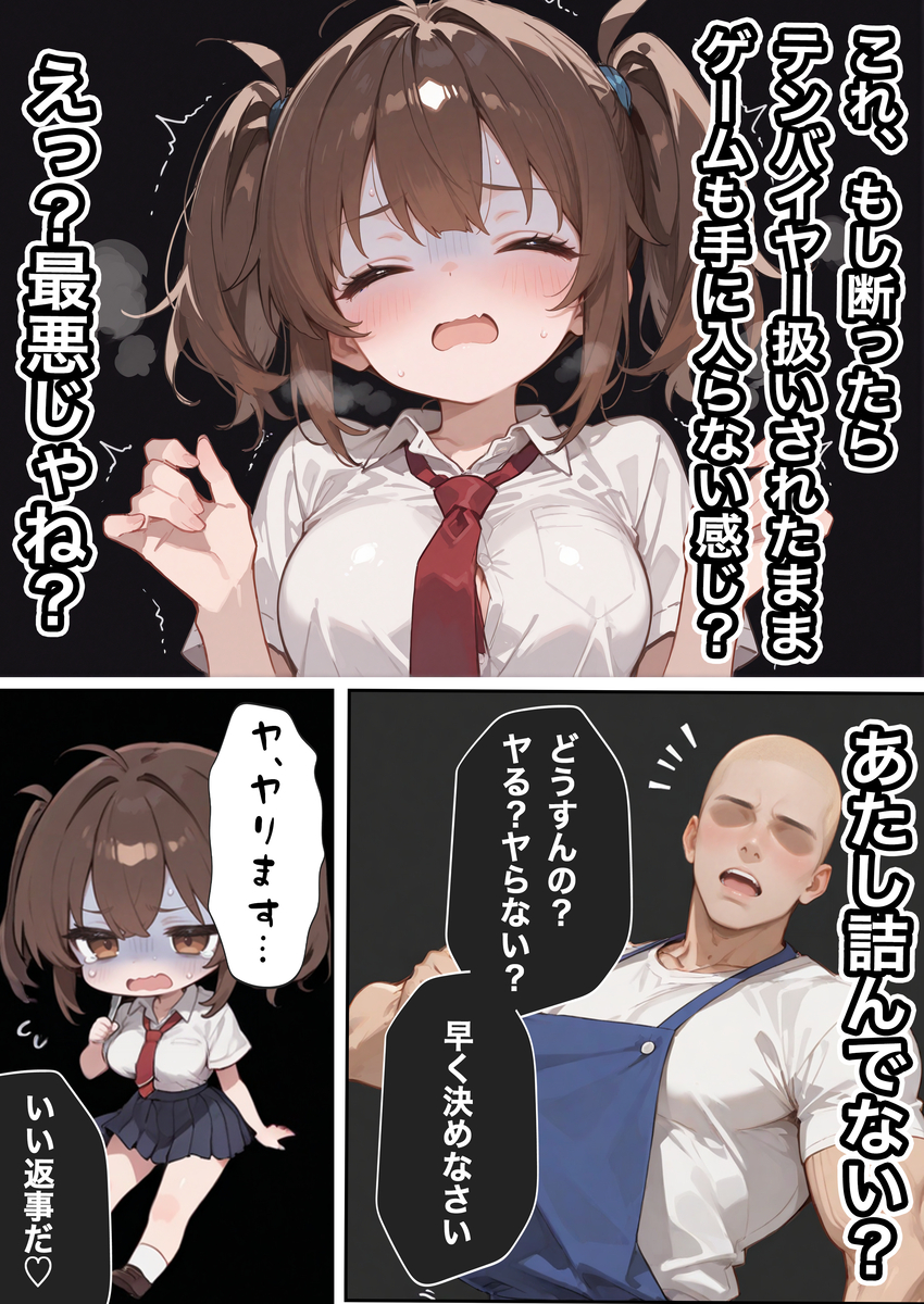 【エロ漫画】転売ヤーに間違えられた美少女隠れオタクの運命が…
