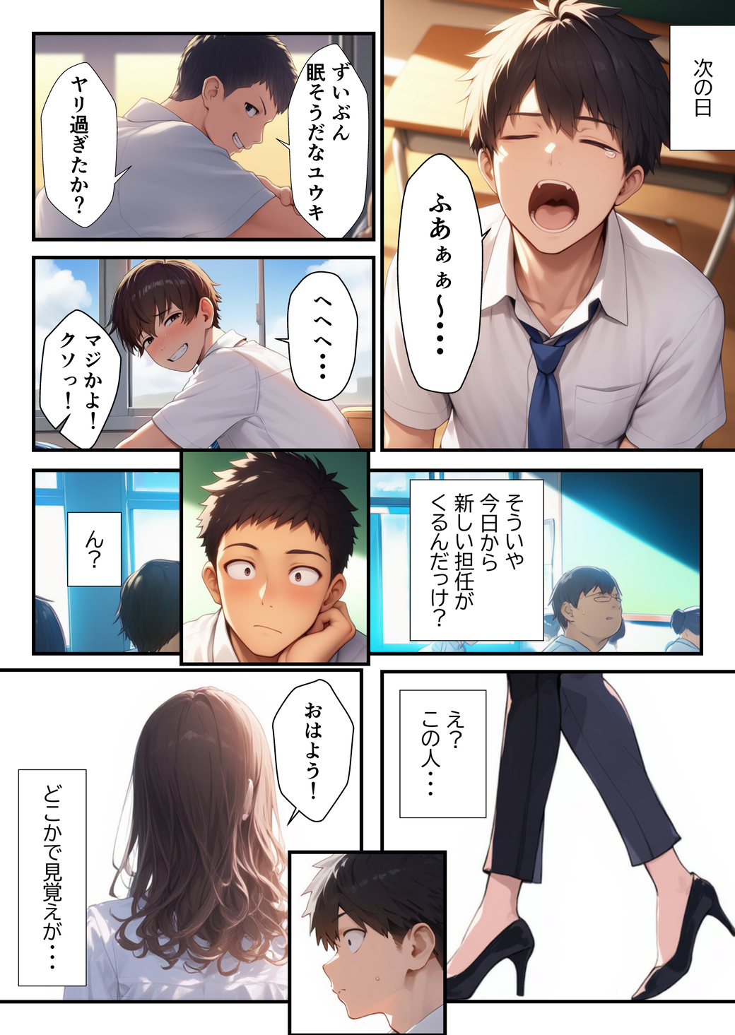 【えろまんが】幼少期のころ大好きだったお姉さんとこんなエッチな関係になれるなんて…