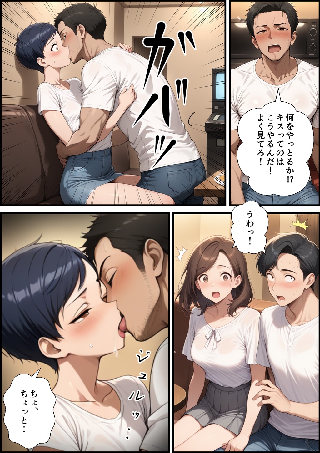 【えろまんが】夫や息子を愛しながらも流されて不倫してしまい若い男とのセックスの虜になっしまう主婦がシコリティーすぎるwww