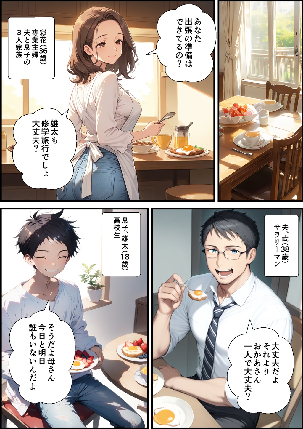【えろまんが】夫や息子を愛しながらも流されて不倫してしまい若い男とのセックスの虜になっしまう主婦がシコリティーすぎるwww