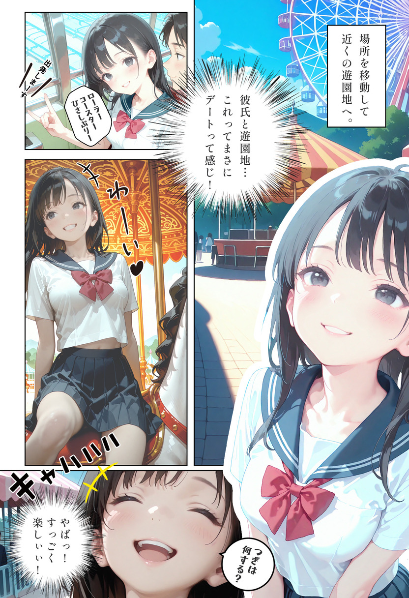 【えろまんが】清楚で可憐な制服美少女がエッチなことに目覚めて…