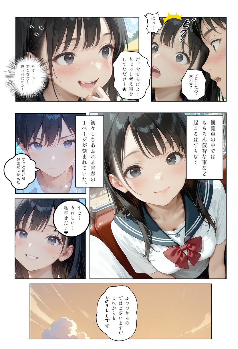 【えろまんが】清楚で可憐な制服美少女がエッチなことに目覚めて…