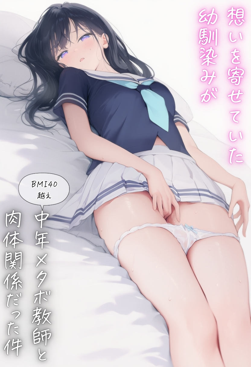 【エロ漫画】なんでこんなおじさんと…大好きな幼馴染がおっさんとエッチしまくっていて…