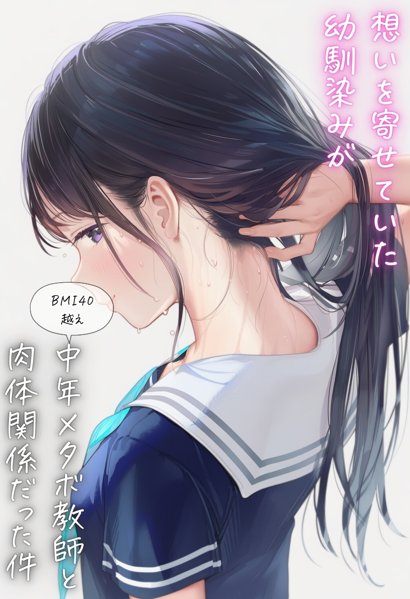 【エロ漫画】中年メタボ教師に寝取られる幼馴染み…悲しみと勃起が収まらない…