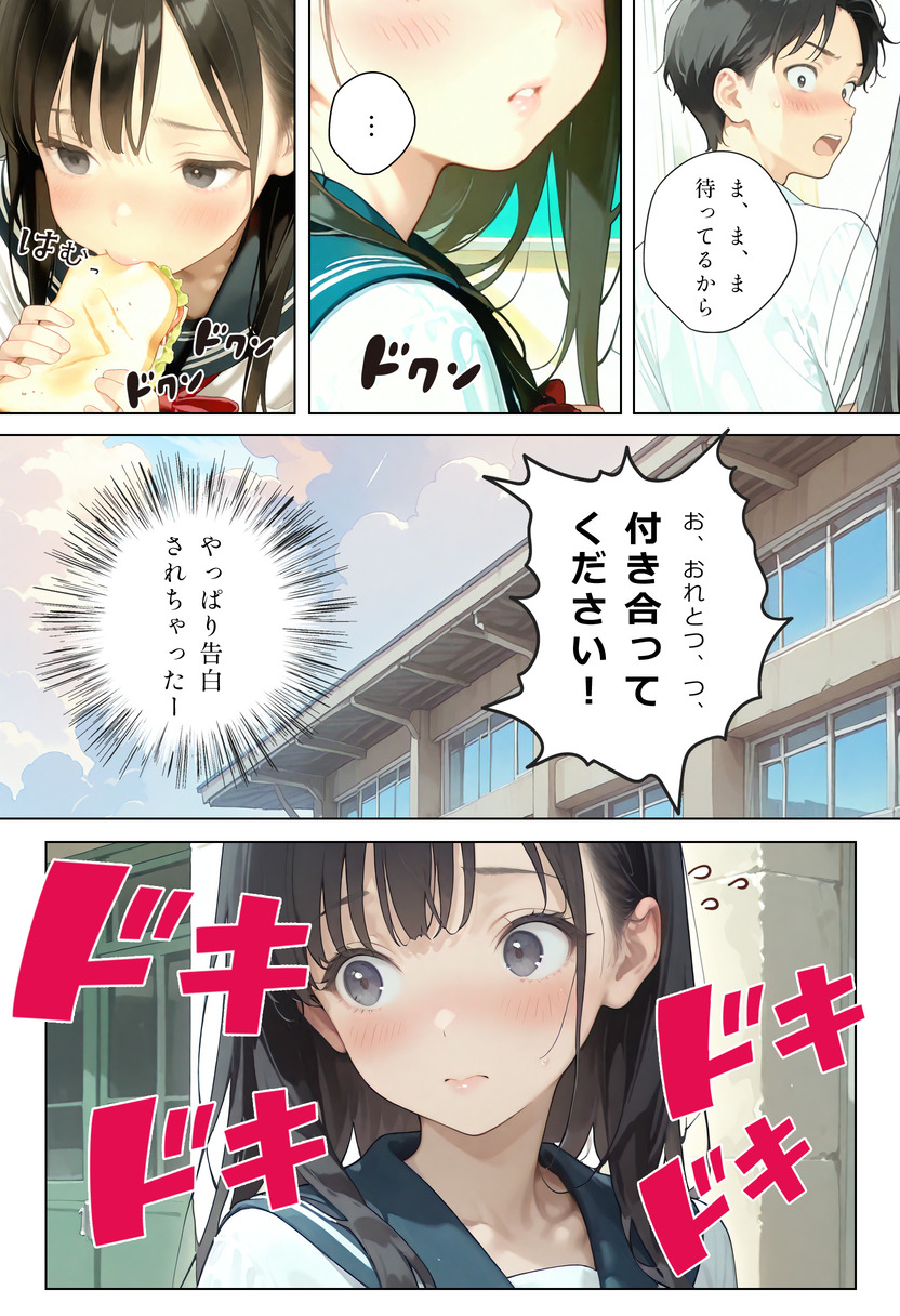 【えろまんが】清楚で可憐な制服美少女がエッチなことに目覚めて…