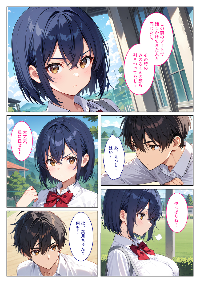 【えろまんが】正義感の強い爆乳彼女が彼氏のためにヤンキーに立ち向かいオモチャにされてしまう