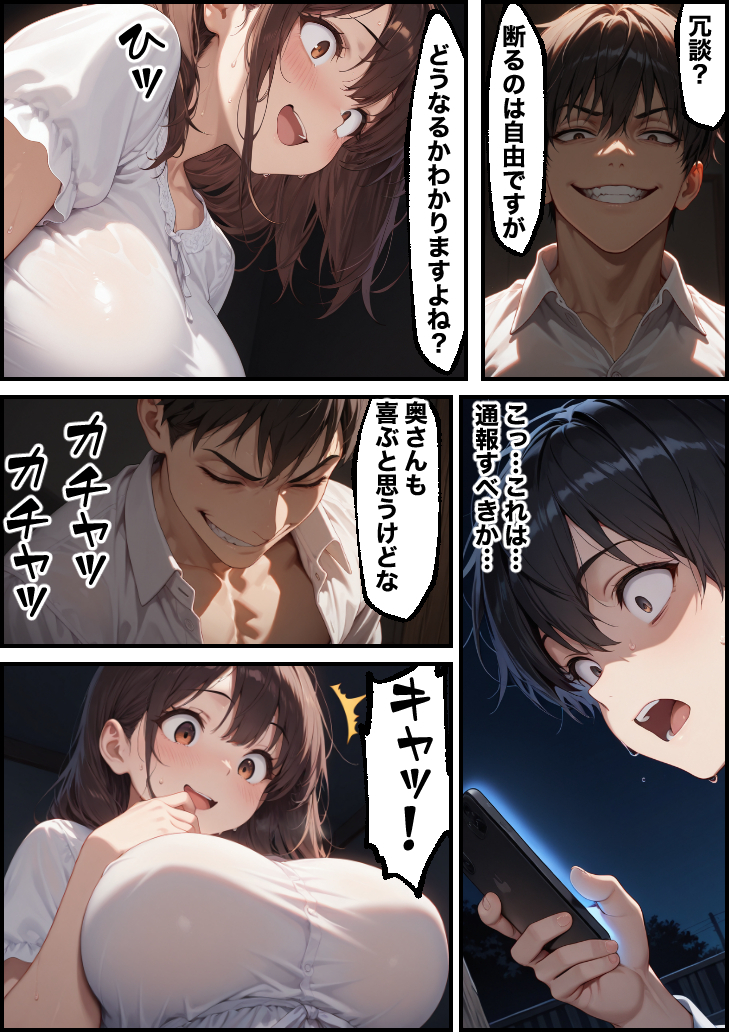 【エロマンガ】夫のために妻が上司の性欲処理を受け入れていく背徳的なエロ漫画に勃起不可避！