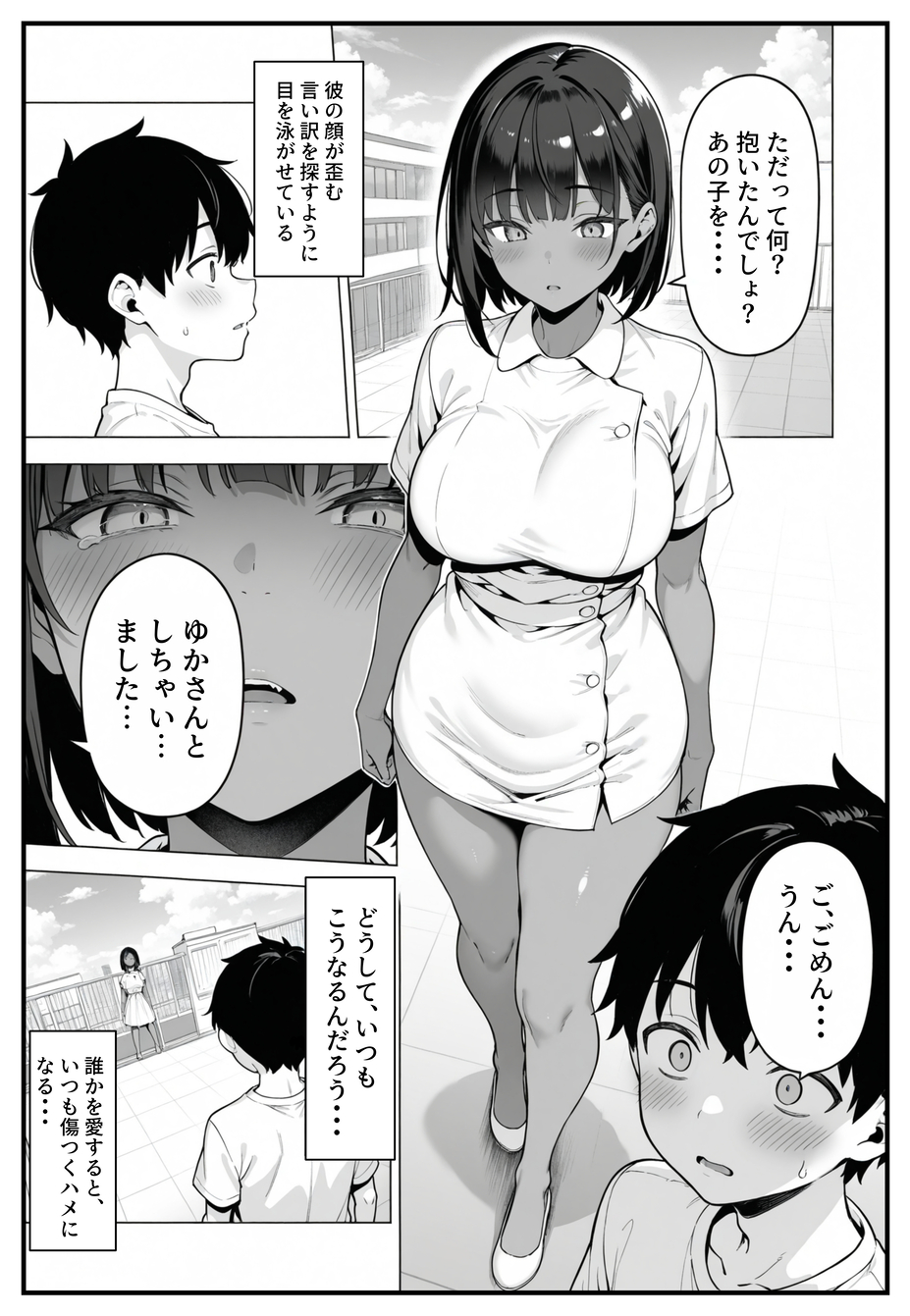 【エロ漫画】「どうして私は、止められないの…」性に依存しまくる女がはじめて愛のあるセックスをした結果…