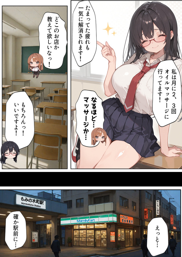 【エロマンガ】駅前にあるオイルマッサージで完全に寝取られる人妻さん