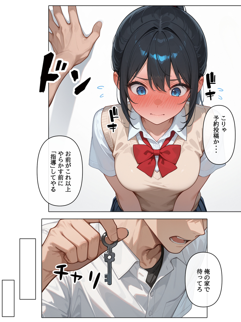 【えろまんが】あの手この手でエッチに煽ってくる美少女JKが最高すぎる！