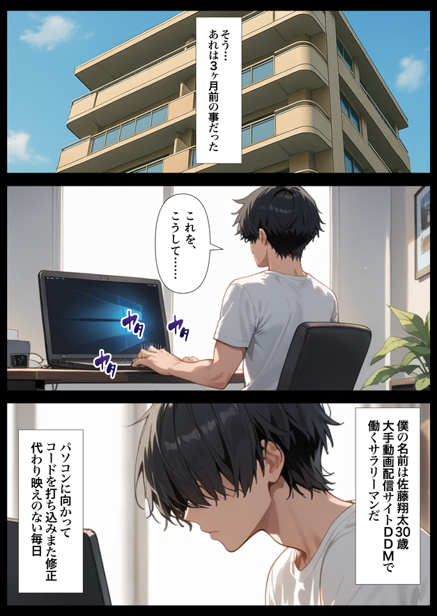 【エロマンガ】在宅勤務でも妻が全裸で可愛すぎるから常にエッチな新婚生活