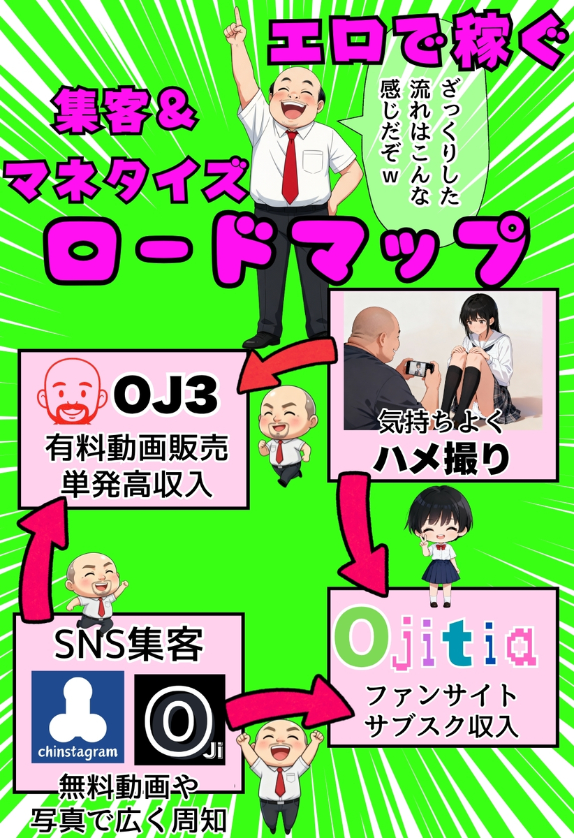 【エロ漫画】素人ハメ撮りAVってこうやって撮影してるらしいぞ！おまえらもやってみるしかないな！