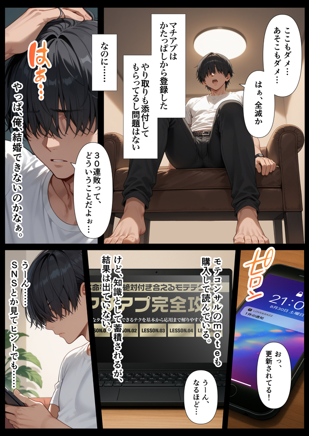 【エロマンガ】在宅勤務でも妻が全裸で可愛すぎるから常にエッチな新婚生活