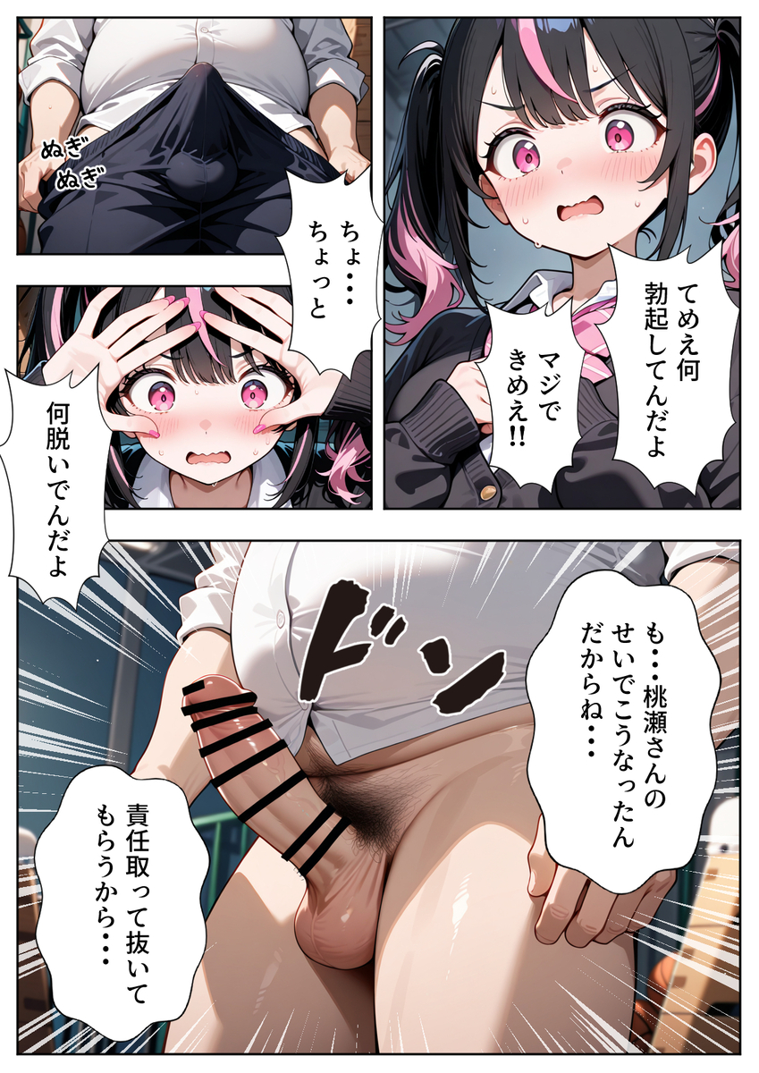 【えろまんが】俺を虐めてた生意気ギャルにひたすら生中出しの報復セックス！