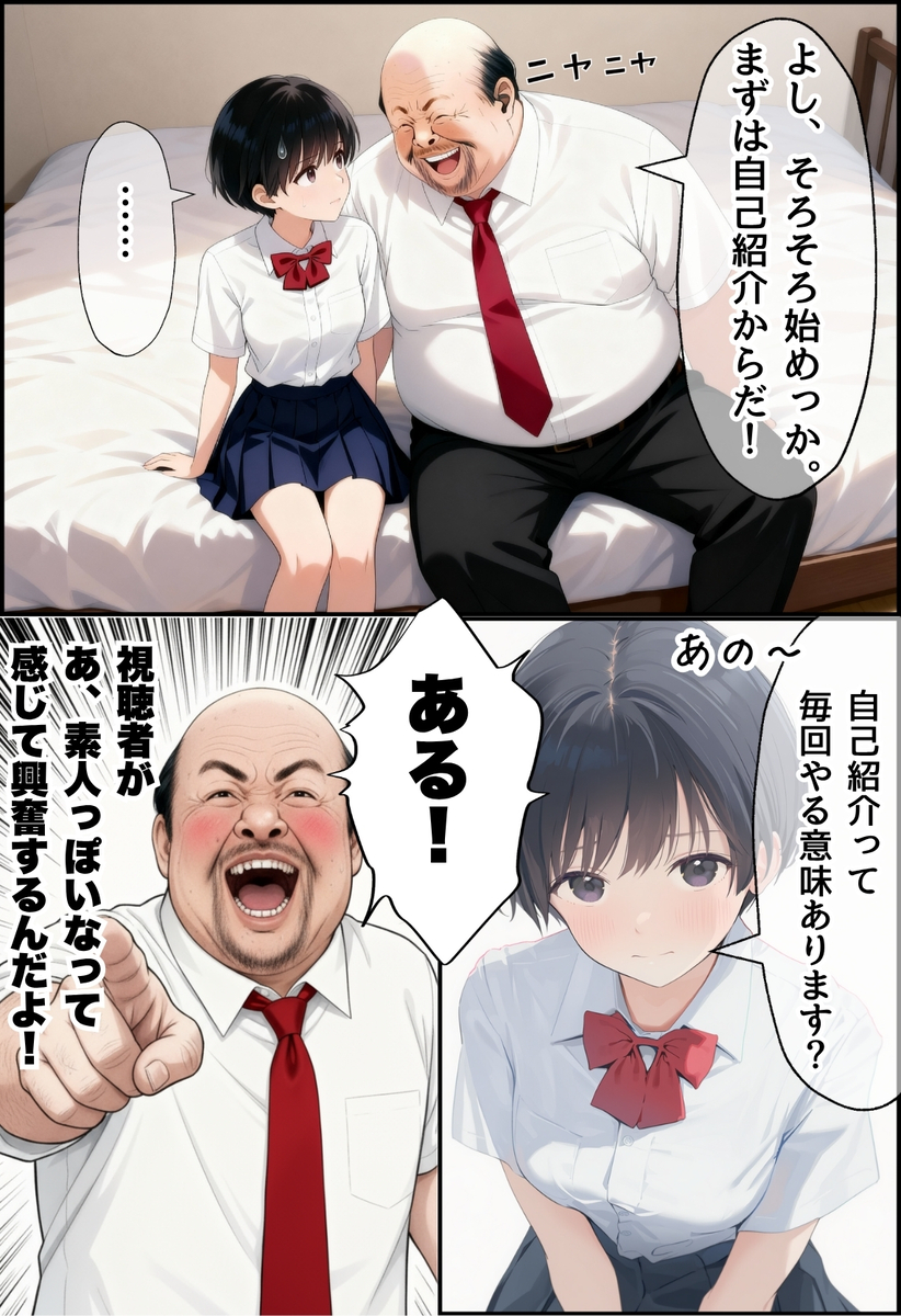 【エロ漫画】素人ハメ撮りAVってこうやって撮影してるらしいぞ！おまえらもやってみるしかないな！