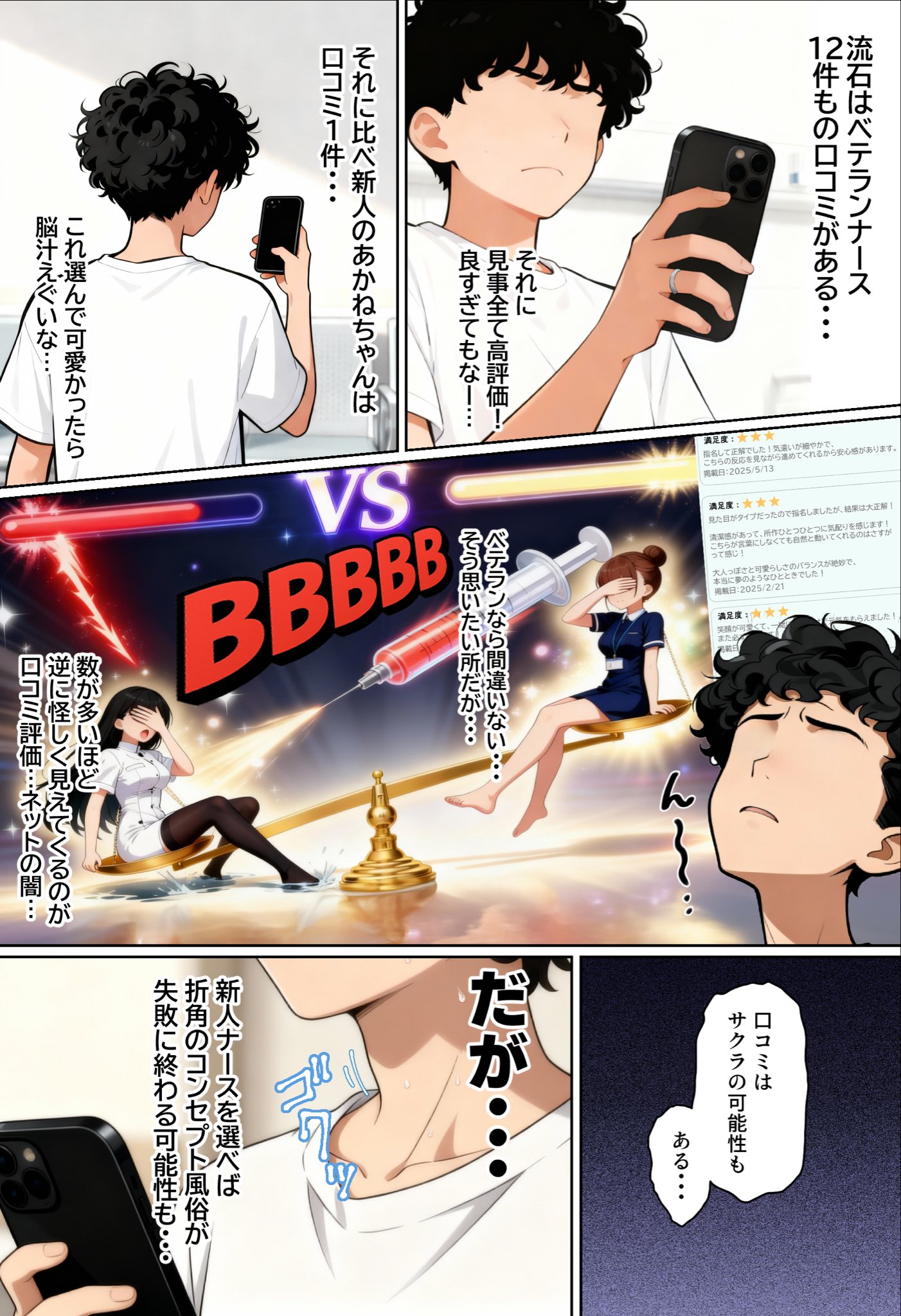 【エロ漫画】今日は風俗でもいくかなwww濃厚な風俗体験エロ漫画に勃起不可避！