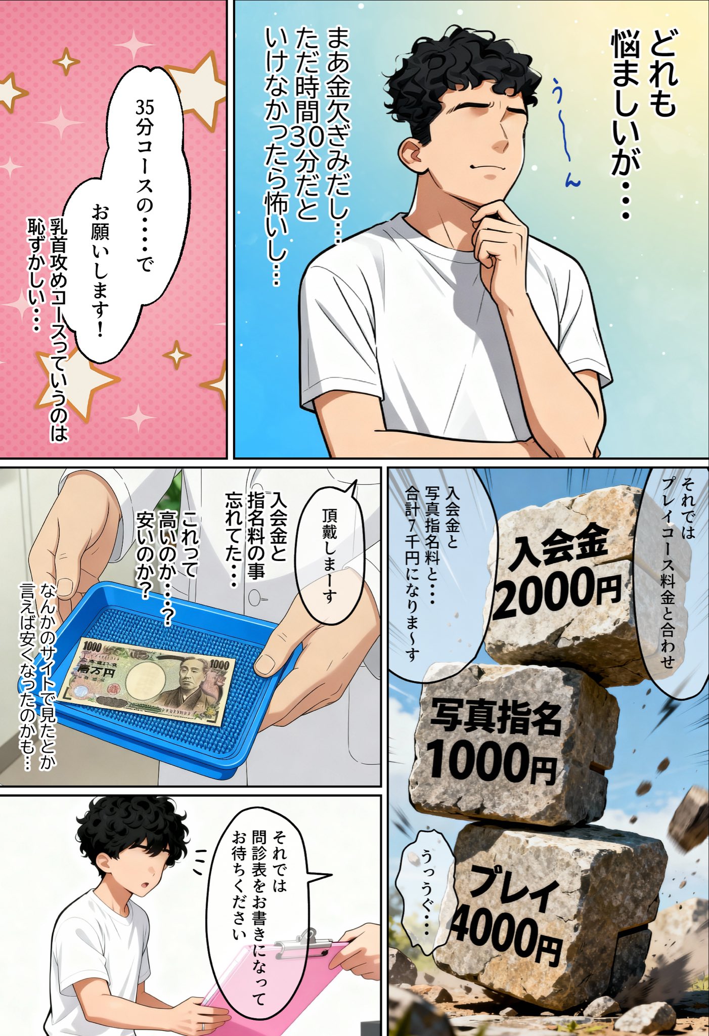【エロ漫画】今日は風俗でもいくかなwww濃厚な風俗体験エロ漫画に勃起不可避！
