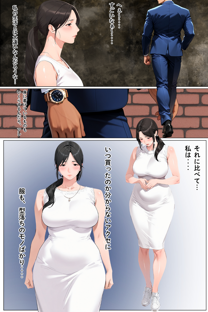 【えろまんが】憧れのタワマンで上層階の男の肉便器となる低層階の妻…