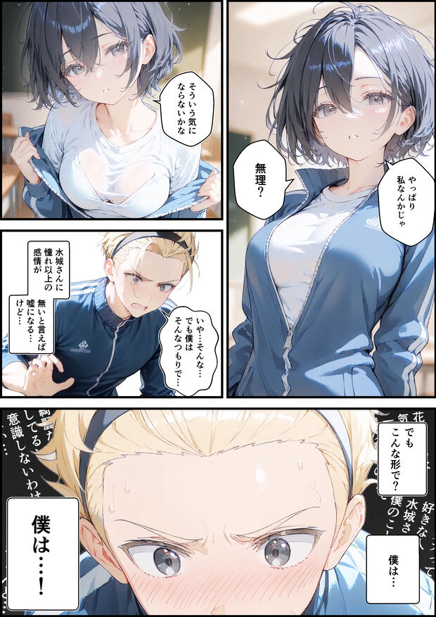 【エロ漫画】同級生で同じ部活の女の子とのいちゃらぶエッチが最高すぎる！