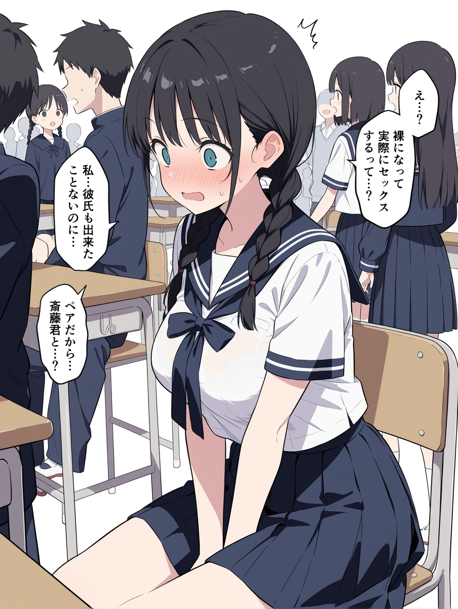 【えろまんが】本物の性を学ぶカリキュラムを導入した学園では実演形式で伝える実践型性教育が行われることに…