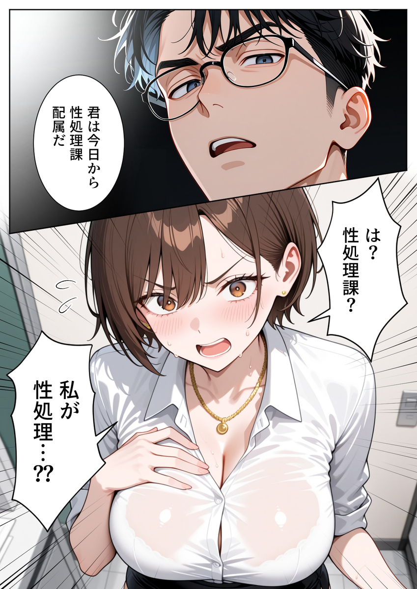 【えろまんが】左遷されても反省ゼロ！生意気新人OLにわからせセックスしまくった結果www