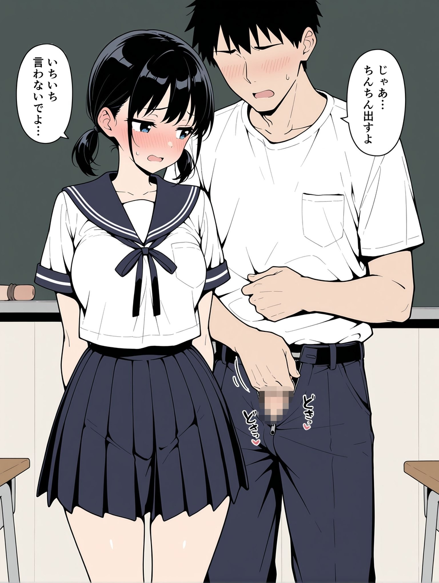 【えろまんが】本物の性を学ぶカリキュラムを導入した学園では実演形式で伝える実践型性教育が行われることに…