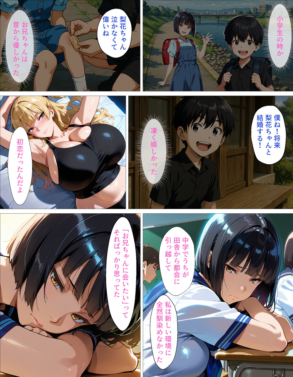 【エロマンガ】イトコ同士の背徳関係…流されるままカラダの関係を持ってしまい…