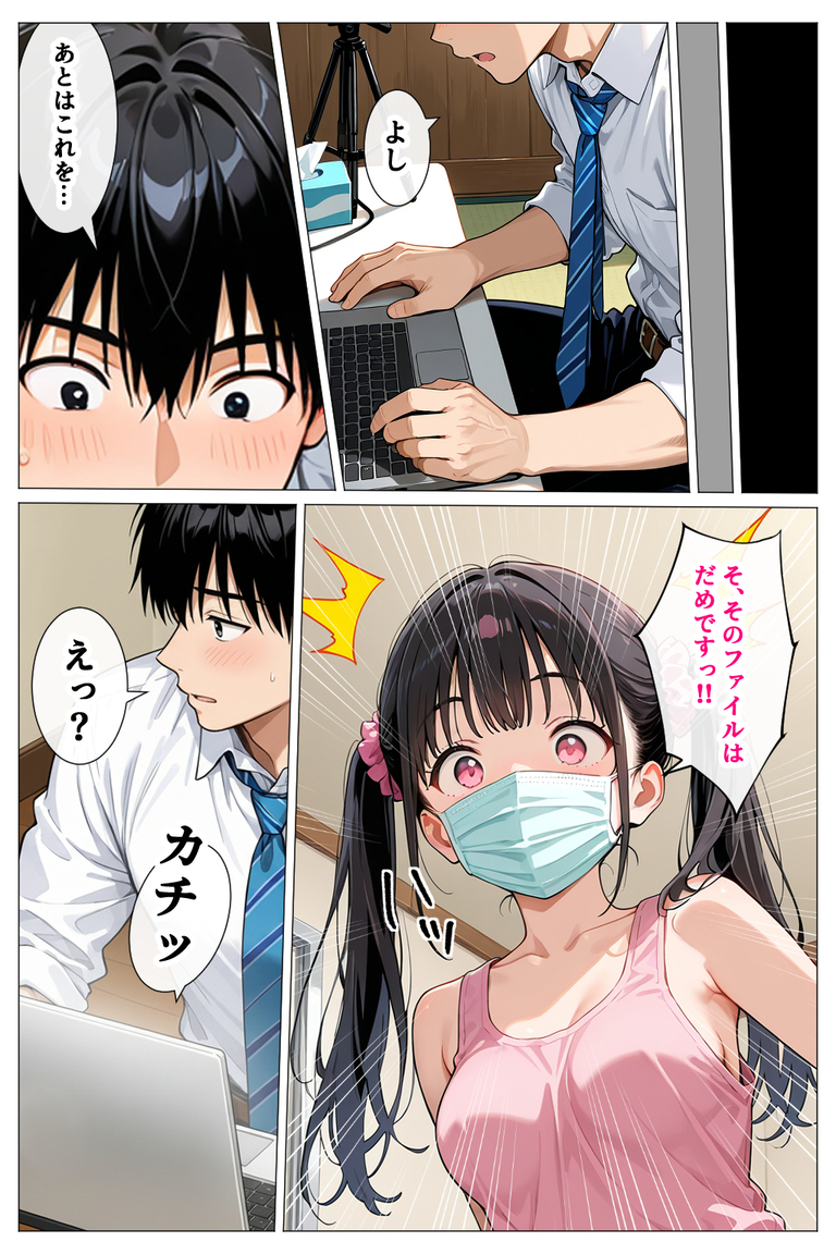 【えろまんが】隣に住んでる女の子がエチエチの配信者だったので…一緒に配信する流れにwww
