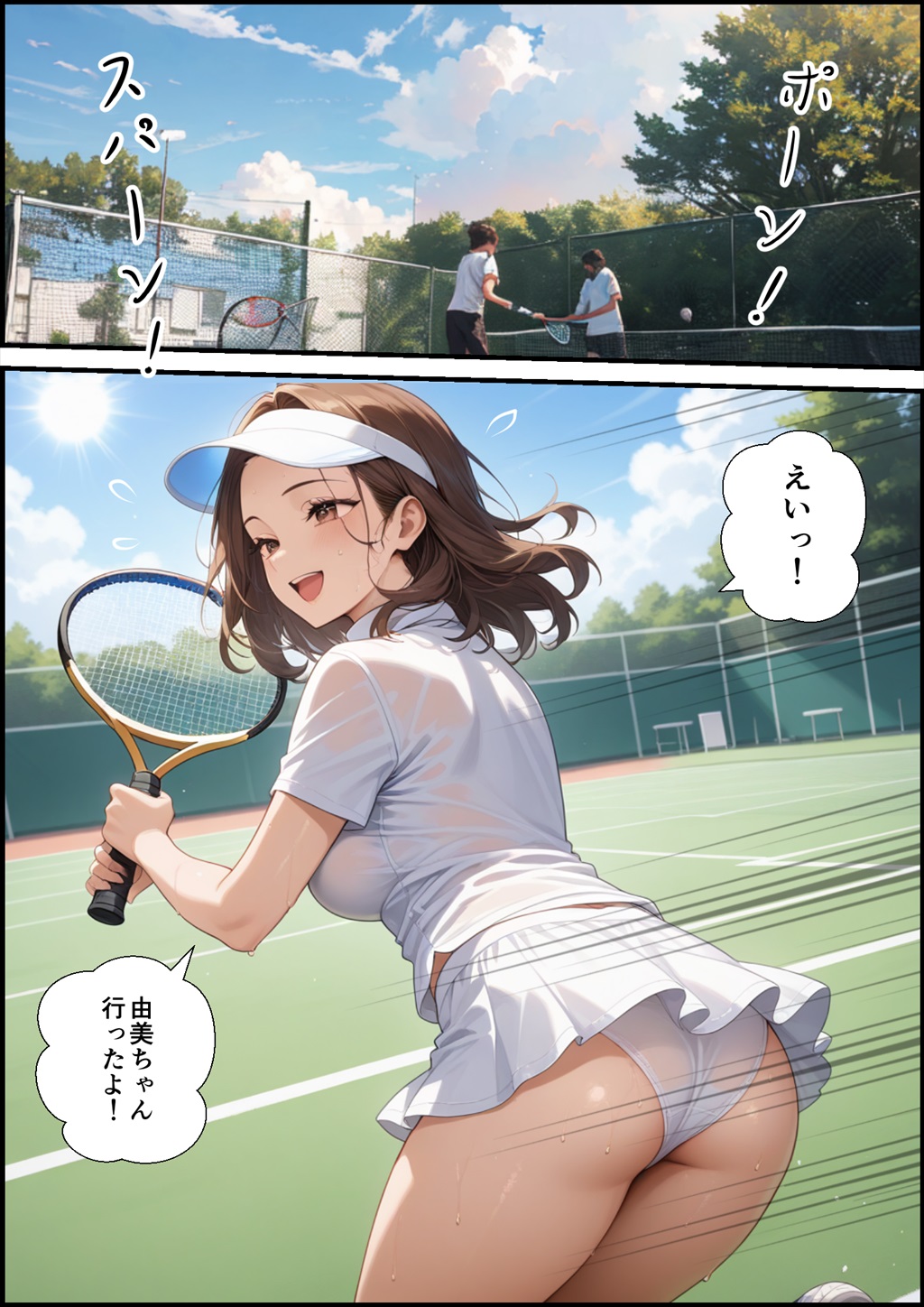 【えろまんが】夫や息子を愛しながらも不倫セックスに溺れる人妻さん