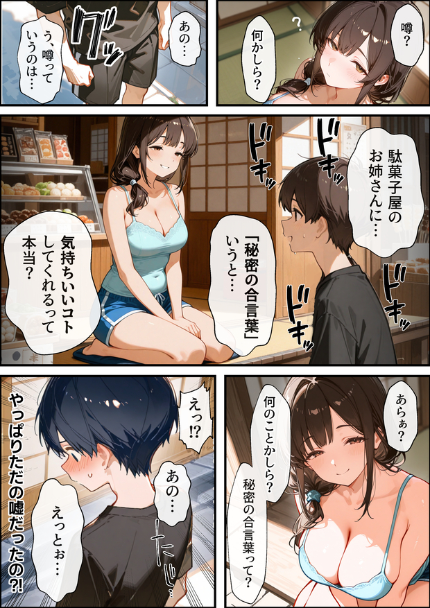 【えろまんが】駄菓子屋のお姉さんは何も知らない男子の性癖を刻むことが趣味だったようで