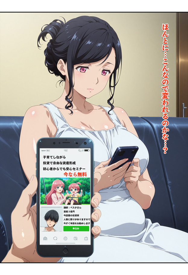 【エロマンガ】人妻が陥る、投資と快楽の二重の沼に勃起不可避！