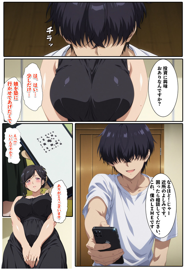 【エロマンガ】人妻が陥る、投資と快楽の二重の沼に勃起不可避！