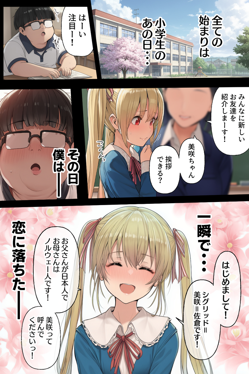 【えろまんが】社会の認知から外れた存在となった中年男に抱かれまくる女の子達の運命が…