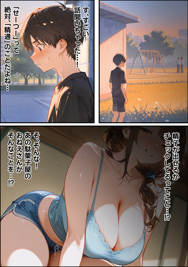 【えろまんが】駄菓子屋のお姉さんは何も知らない男子の性癖を刻むことが趣味だったようで