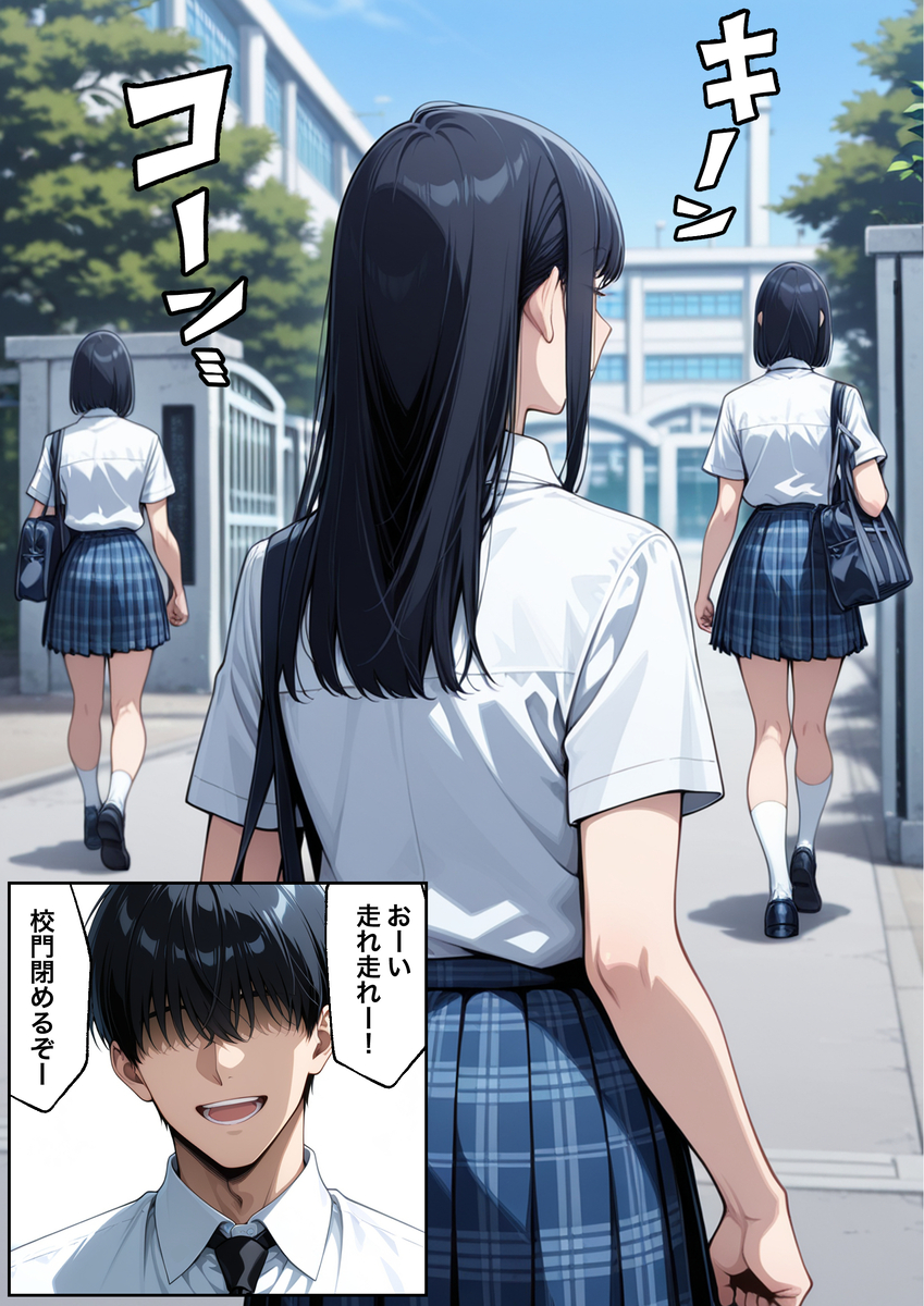 【エロマンガ】弱みを握られた女子高教師俺が生意気JK達のいいなりなって