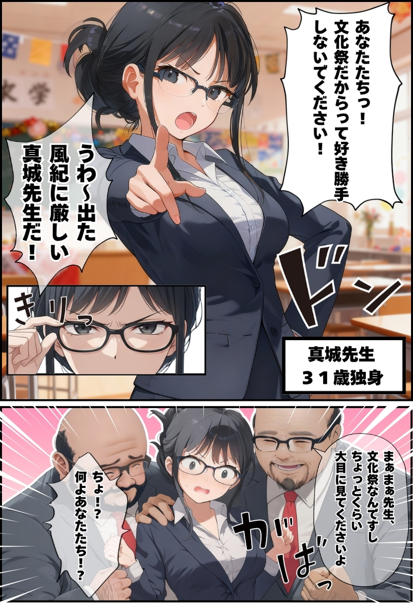 【えろまんが】ザーメンが枯渇しそうなエロ漫画発見！学園中で大乱交！究極の矛と盾が学園祭に大集結！
