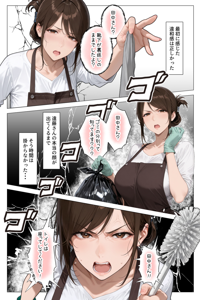 【エロ漫画】美人で働き者の家政婦さんがとんでもない変態だったwww