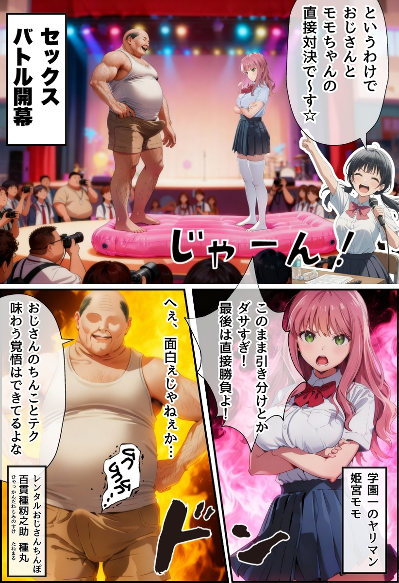【えろまんが】ザーメンが枯渇しそうなエロ漫画発見！学園中で大乱交！究極の矛と盾が学園祭に大集結！