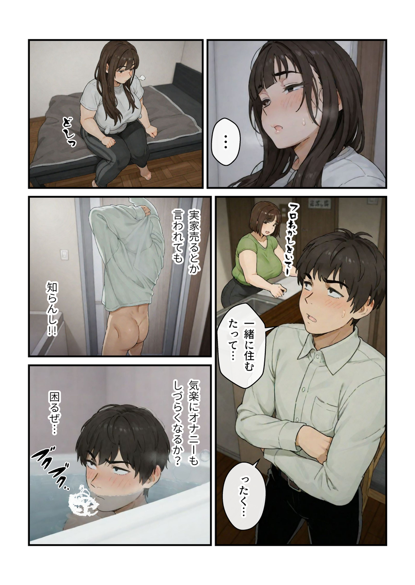 【えろまんが】バレたらアウト！親父の年の離れた妹との禁断の関係がヤバ過ぎる！