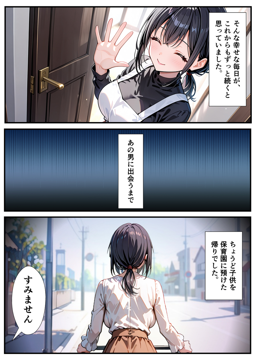 【えろまんが】純真無垢なお母さんに孕ませ托卵セックスしてる姿がエロ過ぎる！