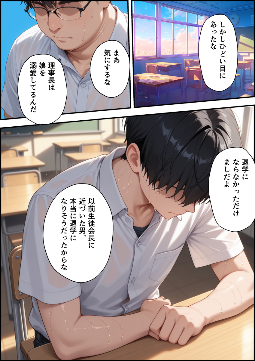 【エロマンガ】生徒会長が学校を守る為に性教育のモデルになることに…