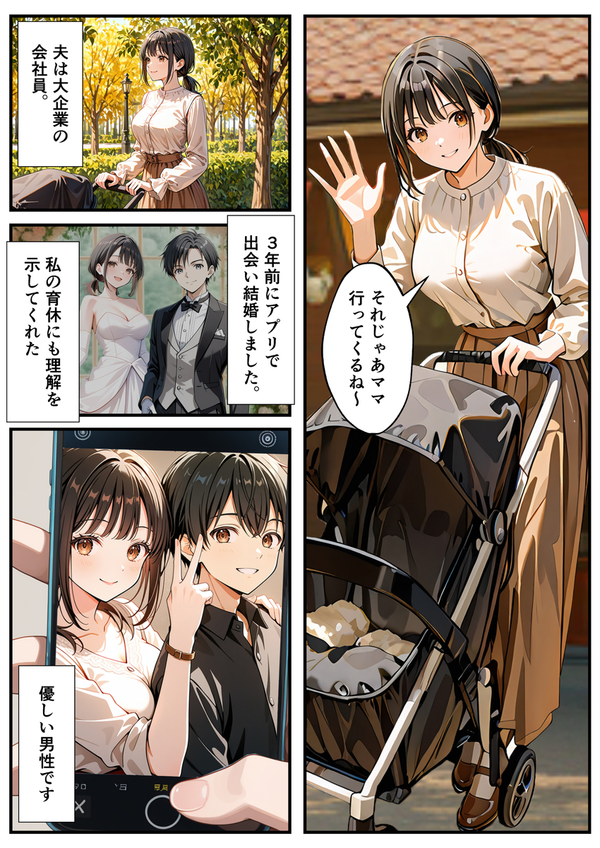 【えろまんが】純真無垢なお母さんに孕ませ托卵セックスしてる姿がエロ過ぎる！